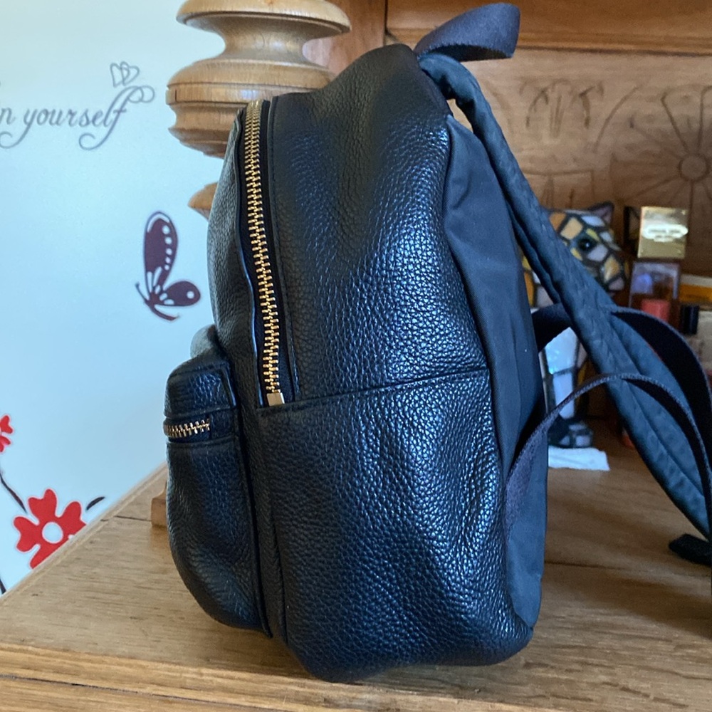 Coach Black Pebbled Leather Mini Backpack with Gold-Tone Hardware - Picture 3 of 8